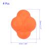 M METERXITY 4 Pack Reaction Ball - TPR High Difficulty Flexibility Training Ball Apply to Sports Exercise Daily Use (47 x 47 x 55mm, Orange) view 3