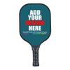Custom Graphite Pickleballs Paddles Lightweight Personalized Pickleballs Paddle Racquet Add Your Photo,Text,Logo Pickle Ball Equipment Blue Green view 1