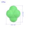 M METERXITY 4 Pack Reaction Ball - TPR High Difficulty Flexibility Training Ball Apply to Sports Exercise Daily Use (47 x 47 x 55mm, Green) view 3