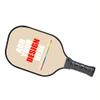 Custom Pickleballs Paddles Pickle Ball Paddle Ribbed Non-Slip Cushion Grip Single Racket with Your Own Design Natural view 2