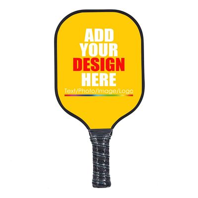 Custom Graphite Pickleballs Paddles Lightweight Personalized Pickleballs Paddle Racquet Add Your Photo,Text,Logo Pickle Ball Equipment Orange Yellow