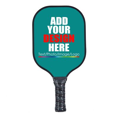 Custom Pickleballs Paddles Pickle Ball Rackets with Soft Grip for Gifts Sports Equipment for Men Women Beginner Tropical Blue