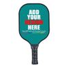 Custom Pickleballs Paddles Pickle Ball Rackets with Soft Grip for Gifts Sports Equipment for Men Women Beginner Tropical Blue view 1
