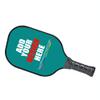 Custom Pickleballs Paddles Pickle Ball Rackets with Soft Grip for Gifts Sports Equipment for Men Women Beginner Tropical Blue view 2