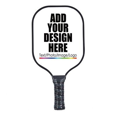 Custom Graphite Pickleballs Paddles Lightweight Personalized Pickleballs Paddle Racquet Add Your Photo,Text,Logo Pickle Ball Equipment White