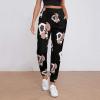 Cow and Pig Womens Sweatpants Printed Baggy Jogger Pants Athletic Lounge Trousers with Pockets L view 2