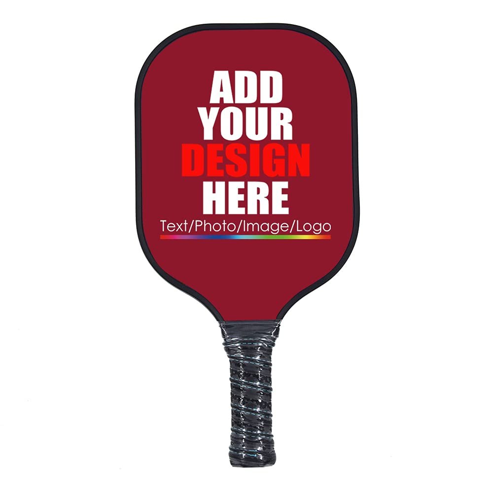 Custom Pickleballs Paddles Pickle Ball Rackets with Soft Grip for Gifts Sports Equipment for Men Women Beginner Cardinal