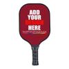 Custom Pickleballs Paddles Pickle Ball Rackets with Soft Grip for Gifts Sports Equipment for Men Women Beginner Cardinal view 1