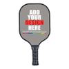 Personalized Pickleballs Paddle Rackets Lightweight Pickleballs Paddles Racquet Comfortable Grip with Your Name Logo Text Gravel view 1
