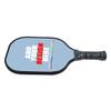 Personalized Pickleballs Paddle Rackets Lightweight Pickleballs Paddles Racquet Comfortable Grip with Your Name Logo Text Light Blue view 3