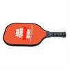 Personalized Pickleballs Paddle Rackets Lightweight Pickleballs Paddles Racquet Comfortable Grip with Your Name Logo Text Orange view 3