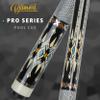 Billmart Pool Cue Stick, Low Deflection Shaft Billiard Cue Sticks with Hard Case, 13mm Pool Table Sticks Queue, 19-21 oz Professional Pool Stick view 2