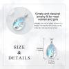KQF Musical Note Skull Necklace for Women Sterling Silver Moonstone Necklace Music Gothic Jewelry Birthday Gifts (Skull Necklace) view 4