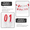 BESPORTBLE Running Bibs for Races 10 Sheets Competition Number Bibs Polyester Cotton Numbers view 4