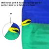 Dulousia Parachute 6.5ft - Gymnastics Parachute with Handles for Children Group Team Cooperative Games,Indoor Outdoor Gym Class Rainbow Parachute Birthday Church VBS Activity Field Days Supplies view 4
