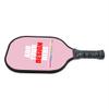 Custom Pickleballs Paddles Pickle Ball Paddle Ribbed Non-Slip Cushion Grip Single Racket with Your Own Design Pink view 3