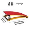 Gymnastics Springboard,Vault Gymnastics Springboard With 2 Springs For School Training & Games,Gymnastics Equipment(Size:2 springs/80cm/31.49in,Color:Red) view 2
