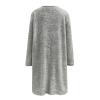 ZYXTIM Women Blouse Tops Fleece Lined Round- Neck Autumn Winter Loose Pocket Warm Long Sleeve Blouse Tops Christmas Jumper Funny Graphic Reindeer Santa Xmas Jumper Sweatshirt view 4
