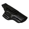 Leather OWB & IWB Holster Fits Glock 17 19 21 23 26 27 29 30 42 43 43X, Premium Leather, Concealed Carry Gun Holster, Clips, Thumb Break (Black, Glock 19) view 2