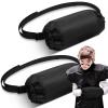 Cozypower 2 Pcs Football Hand Warmers Pouch Hand Muff Sports Pouch with Zipped Pocket and Adjustable Waist Strap Youth Kids Size Sports Warmer for Football, Baseball(Black) view 1