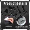 Cozypower 2 Pcs Football Hand Warmers Pouch Hand Muff Sports Pouch with Zipped Pocket and Adjustable Waist Strap Youth Kids Size Sports Warmer for Football, Baseball(Black) view 4