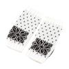 Knitted Arm Warmers Gloves Winter Snowflake Fingerless Gloves for Women Thumb Hole Gloves Mittens for Women (White, One Size) view 4