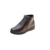 Ctreela Womens Comfort Lug Sole Ankle Bootie Winter Slip on Walking Shoes Outdoor Fuzzy Lined Flats Fashion Anti-Slip Shoes view 1