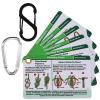 Harrison Howard Wisdom4Sure Rock Climbing Knot Cards Includes 18 Rope Knots for Every Adventure Portable Knot Guide with Mini Carabiner to Clipping to Backpack Pocket Size view 1