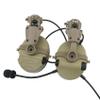 TACGZGJSM Ear Protection Electronic Shooting Earmuff Noise Canceling Headphones for ARC rail Helmets,huntting,airsoft (Tan) view 1