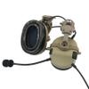 TACGZGJSM Ear Protection Electronic Shooting Earmuff Noise Canceling Headphones for ARC rail Helmets,huntting,airsoft (Tan) view 2