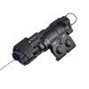 Metal ML C+ Box Red/Green/Blue Laser Sightswith IR Laser + IR Fill Light + Strobe/Momentary/Constant Modes Whitelight LED 220 Lumens Flashlightfor 20mm Rail (Blue BK) view 1