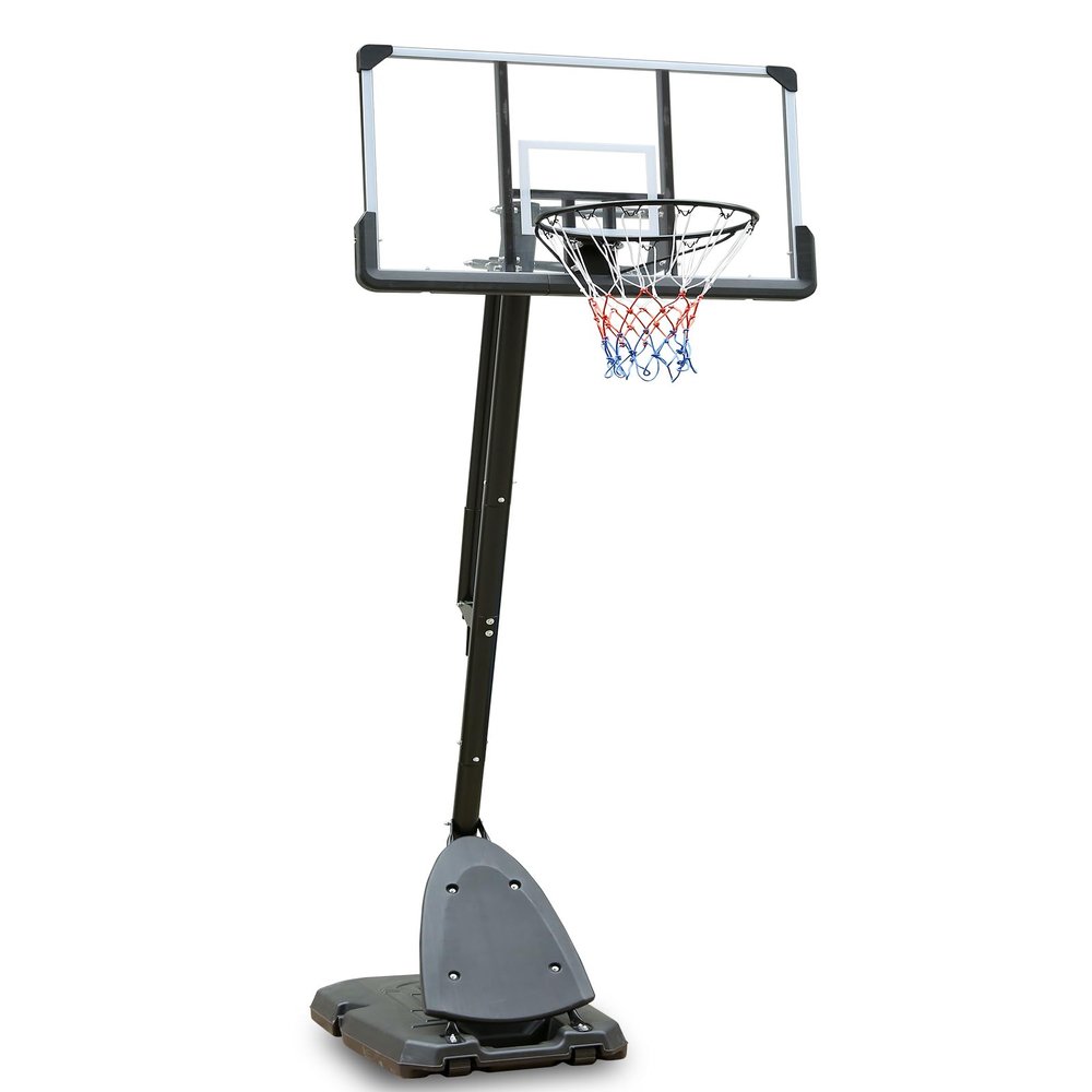 Ucootifly Portable Basketball Hoop Outdoor Adjustable 7.5ft-10ft Basketball System for/Kids/Youth/Adults with Shatterproof Backboard and Basketball Rebounding Boards