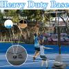 Ucootifly Portable Basketball Hoop Outdoor Adjustable 7.5ft-10ft Basketball System for/Kids/Youth/Adults with Shatterproof Backboard and Basketball Rebounding Boards view 4