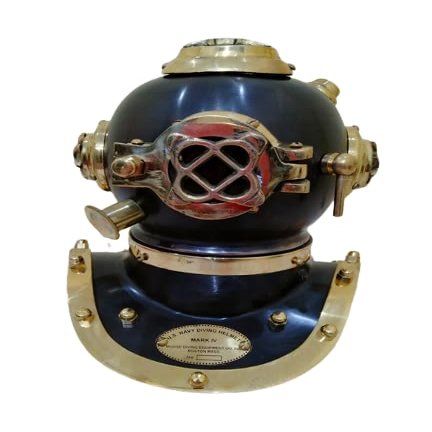 Maritime Scuba Replica Diving Helmet US Navy Mark V Black Finish Nautical Divers Deep Sea Diving Helmet