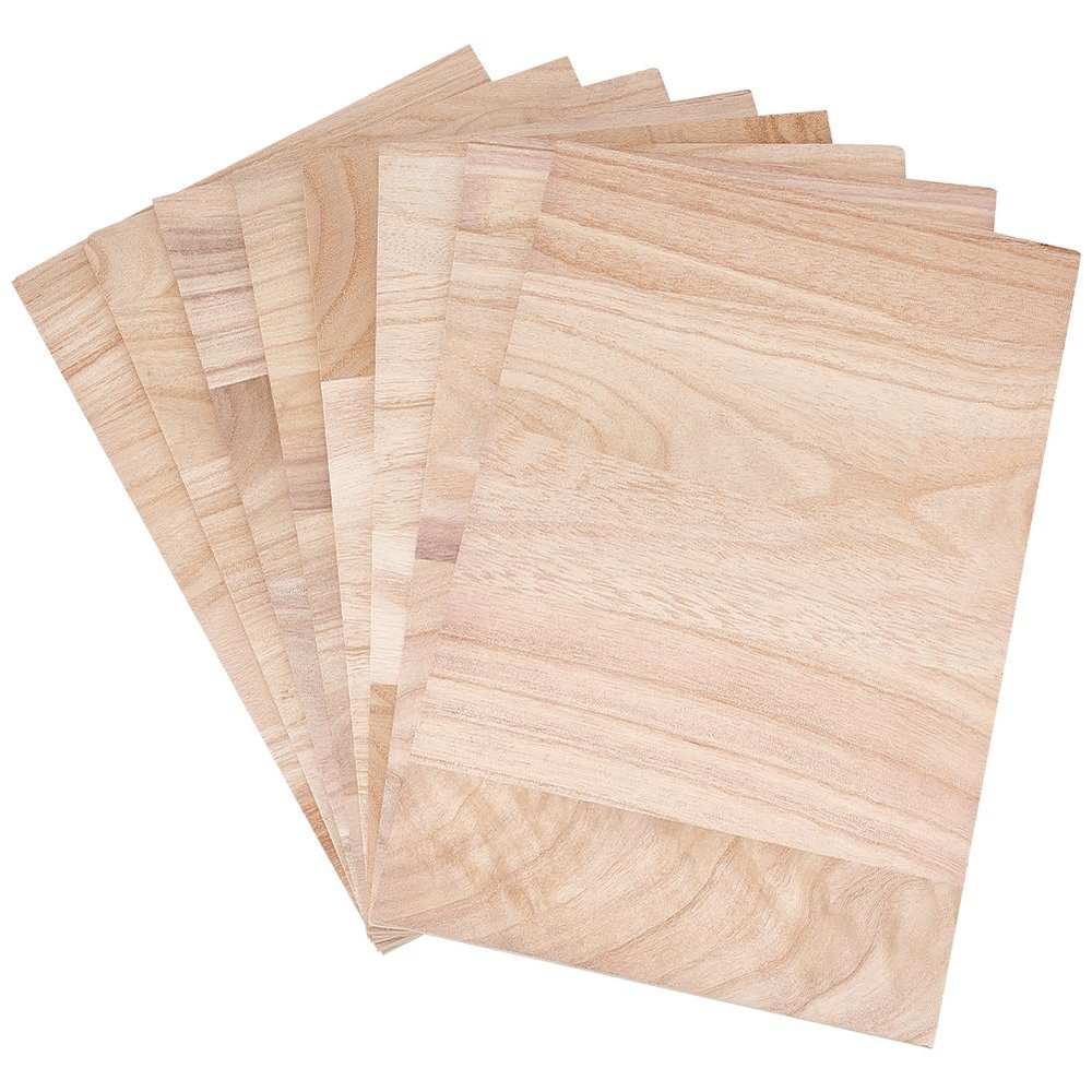 OLYCRAFT 8Pcs Taekwondo Breaking Boards 7mm Thick Wooden Karate Breaking Boards 11.8x7.9 Inch Punching Wood Boards Wooden Kick Board Training Accessory for Karate Practice Performing
