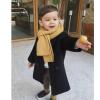 POLG Toddler Baby Girls Classic Jacket Wool Blend Coat Kids Winter Double Breasted Trench Coat Outwear (R-Black, 2 Years) view 2
