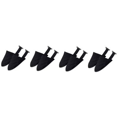 BESPORTBLE 4pairs Bowling Shoe Covers Elastic Band Design Slide Protector for Adults Non-Slip Bowling Supplies Men Overshoes