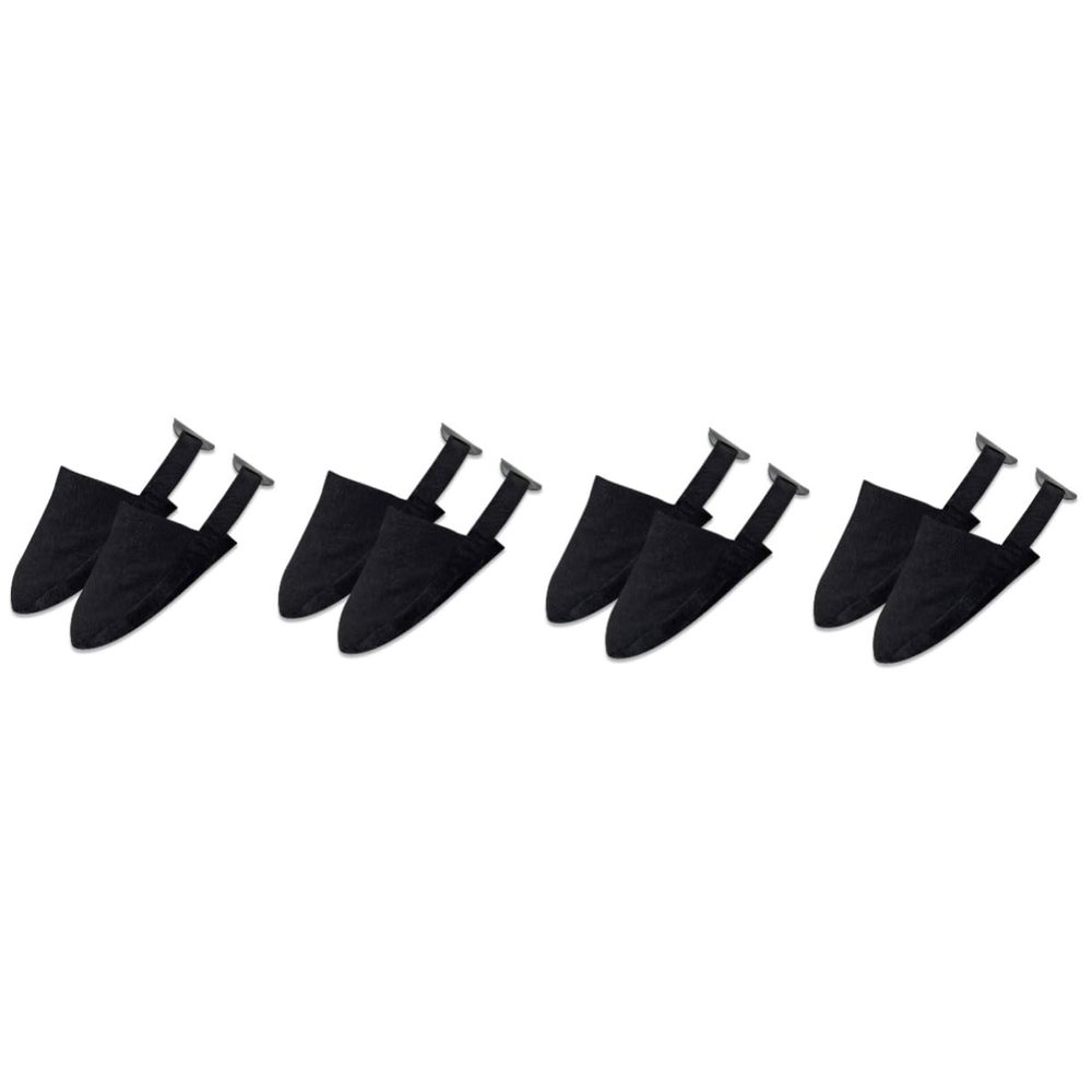 BESPORTBLE 4pairs Bowling Shoe Covers Elastic Band Design Slide Protector for Adults Non-Slip Bowling Supplies Men Overshoes