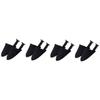 BESPORTBLE 4pairs Bowling Shoe Covers Elastic Band Design Slide Protector for Adults Non-Slip Bowling Supplies Men Overshoes view 1