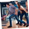 BESPORTBLE 4pairs Bowling Shoe Covers Elastic Band Design Slide Protector for Adults Non-Slip Bowling Supplies Men Overshoes view 3