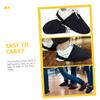 BESPORTBLE 4pairs Bowling Shoe Covers Elastic Band Design Slide Protector for Adults Non-Slip Bowling Supplies Men Overshoes view 4