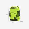 BNEI 33L Cooler Backpack, Large Capacity Picnic Food Bag, EVA Waterproof Lining, Top Opening, Black/Blue/Yellow/Green (Black) view 2