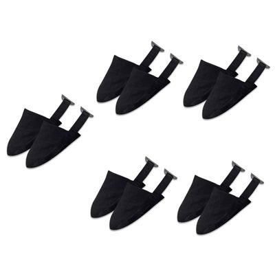 BESPORTBLE 5pairs Bowling Shoe Covers Adjustable Non- Accessories for Bowling Shoes Wear- and Portable Protects Soles from and Friction