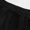ACESTAR Kids Unisex Plain Sweatpants Cotton Drawstring Casual Pull-on Jogger Pants for Boys or Girls (Black,130/7-8Years) view 4
