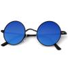 KALIYADI Round Polarized Sunglasses for Men Women Retro Metal Hippie Circle Style Sun Glasses UV Protection 45mm view 1