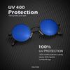 KALIYADI Round Polarized Sunglasses for Men Women Retro Metal Hippie Circle Style Sun Glasses UV Protection 45mm view 3