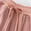 ACESTAR Kids Unisex Plain Sweatpants Cotton Drawstring Casual Pull-on Jogger Pants for Boys or Girls (Pink,120/5-6Years) view 2