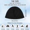 2 Pcs Wave Silky Stocking Caps for 360 540 723 Waves - Compression Stain Caps Ideal Gifts for Christmas Thanksgiving Father's Day (Black) view 2