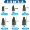 Bullet Fishing Weights Sinkers, 50pcs Lead Sinker Worm Weight Bass Fishing Texas Rig Carolina Rigs Slip Sliding Weights Freshwater Saltwater 7g view 2