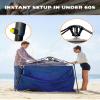 KingCamp Instant Shower Tent, Portable Superior Stable Privacy Shelter, Large Room Outdoor Toilet Tent with Floor for Beach, Camping & Hiking, Setup in Under 60s view 2